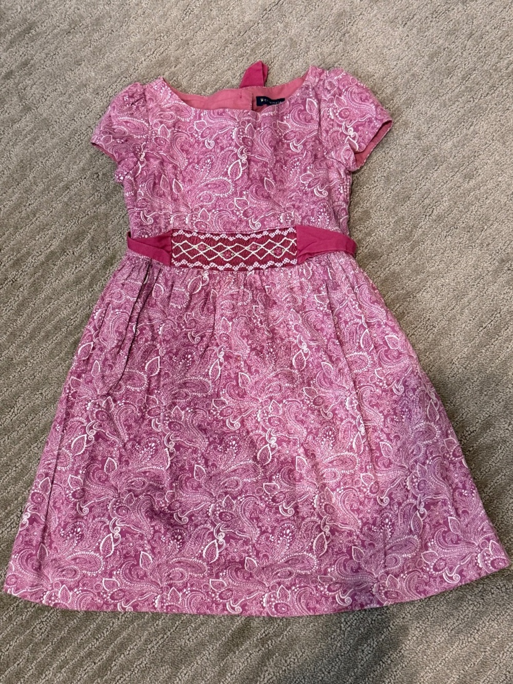 Periwinkle Girls Purple Shortsleeved Dress Size 5